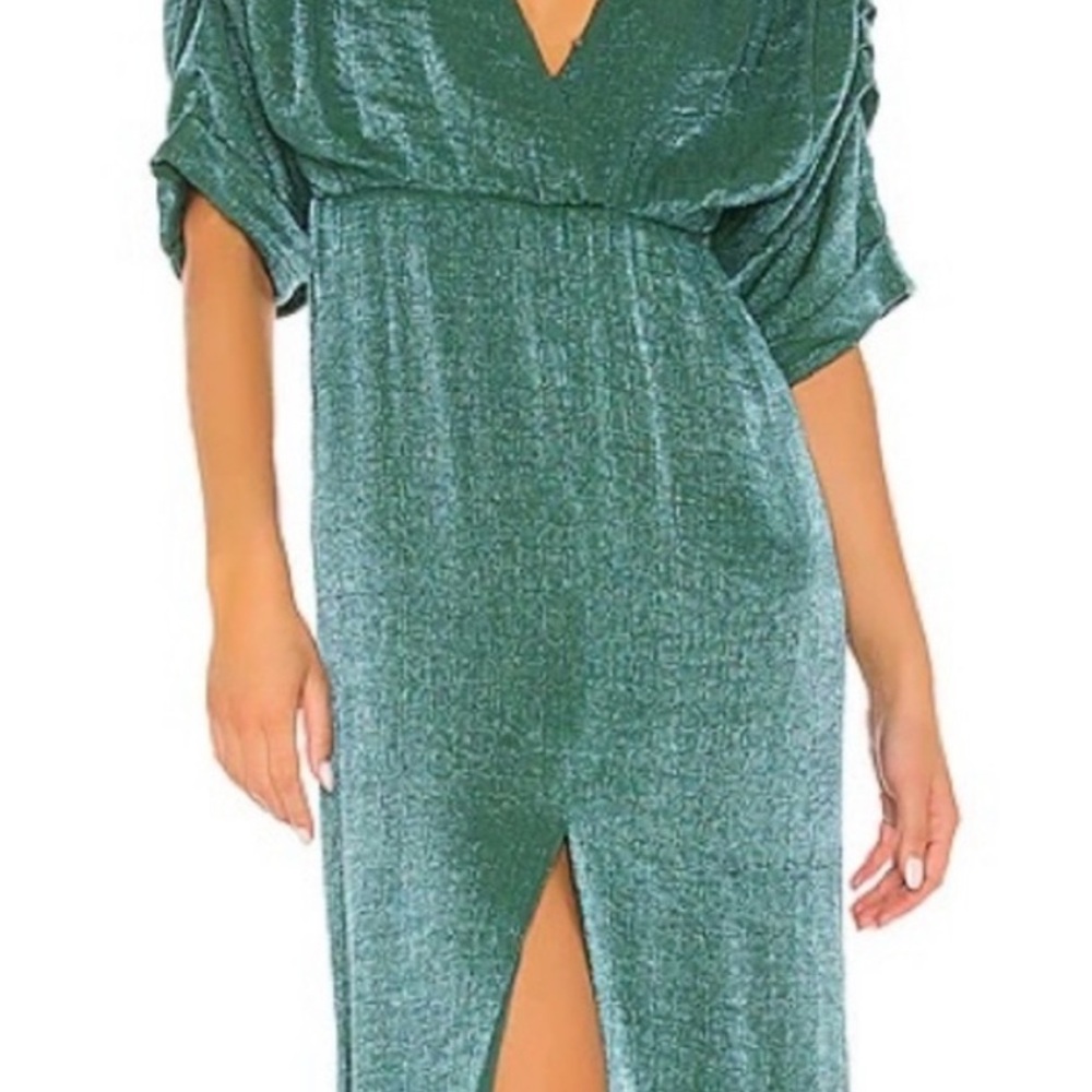 House of Harlow 1960 Emerald Long Sleeve Dress